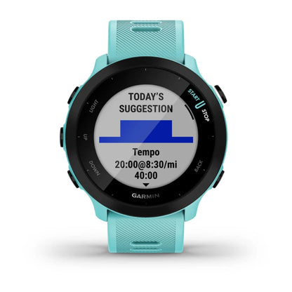 Garmin Forerunner 55 Aqua (Garmin Certified Refurbished)