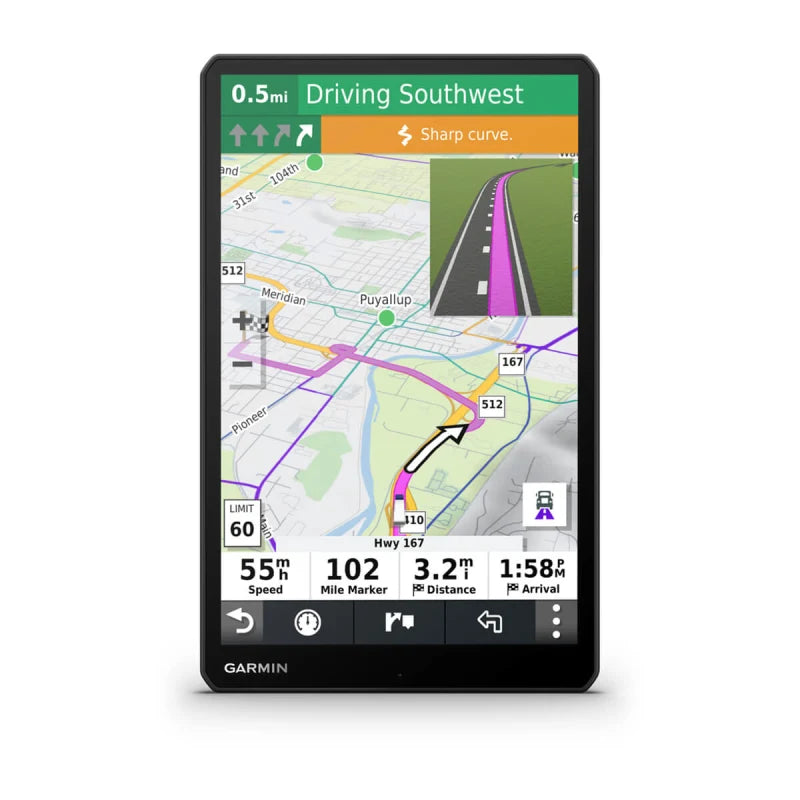 Navegador GPS para camiones Garmin Dezl OTR1000 de 10" (reacondicionado certificado por Garmin)