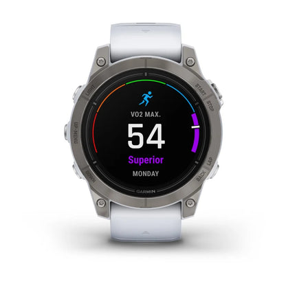 Garmin Epix Pro (Gen 2), 47 mm Sapphire Edition Titanium with Whitestone Band (010-02803-20)