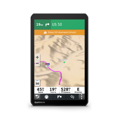 Garmin RV 890, GPS pour véhicule récréatif 8 pouces (remis à neuf certifié Garmin)