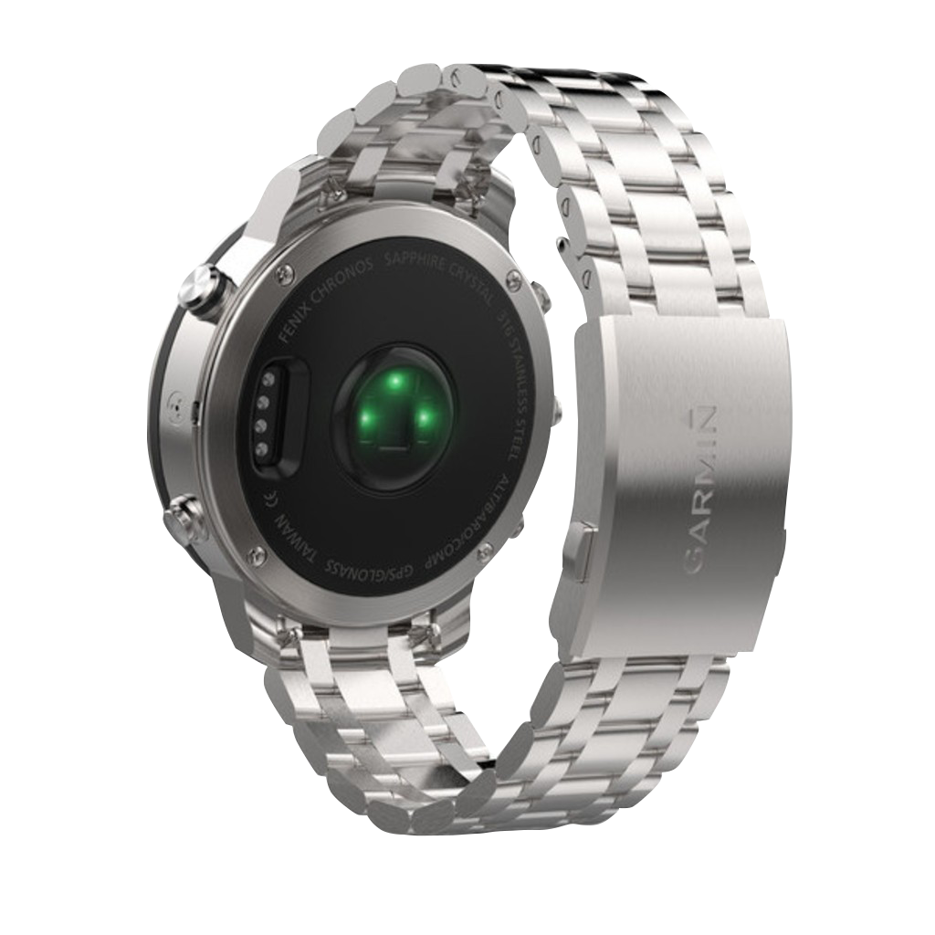 Garmin Fenix ​​Chronos avec bracelet en acier inoxydable (010-01957-02)