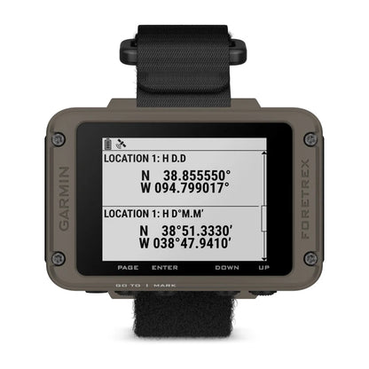 Navigateur GPS de poignet Garmin Foretrex 901 Ballistic Edition avec dragonne (010-02760-00)