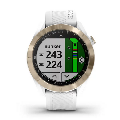 Garmin Approach S40 Gold w/ White