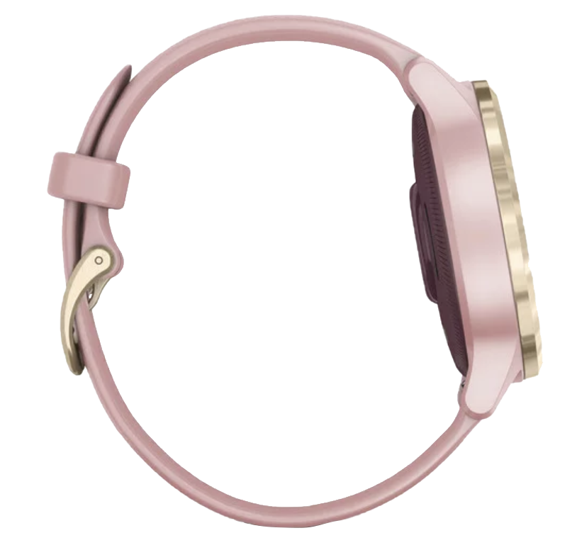 Garmin Vivoactive 4S - Light Gold with Dust Rose Band