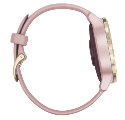 Garmin Vivoactive 4S - Light Gold with Dust Rose Band