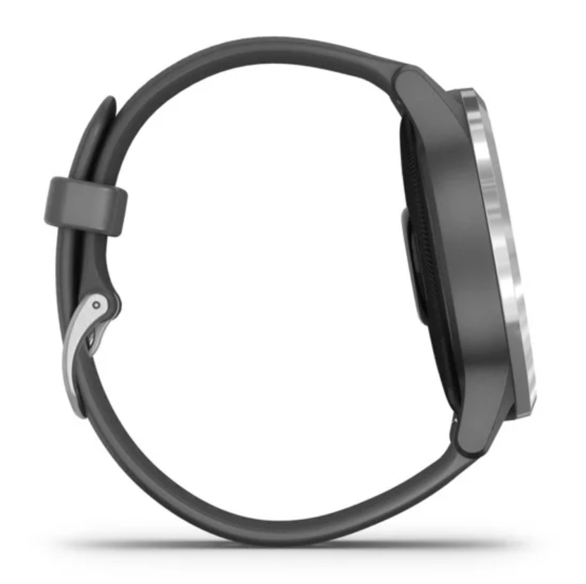 Garmin Vivoactive 4 - Silver with Shadow Gray Band