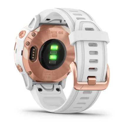 Garmin Fenix 6S Pro Rose Goldtone With White Band