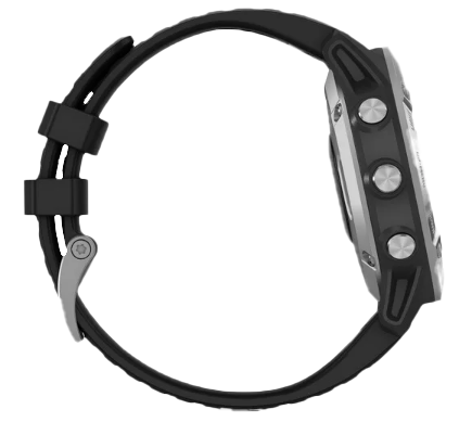 Garmin Fenix 6 Silver with Black Band (010-02158-00)