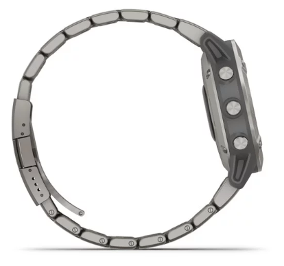 Garmin Fenix 6 Sapphire Titanium with Vented Titanium Bracelet