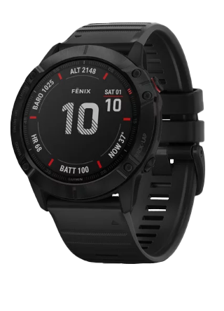 Garmin Fenix ​​6X Pro Negro con Correa Negra (010-02157-00)