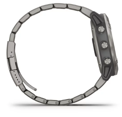 Garmin Fenix 6X Pro Solar Titanium with Vented Titanium Bracelet