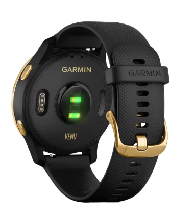 Garmin Venu Black with Gold Hardware (010-02173-31)