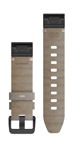 Garmin Quickfit 20 Watch Band Shale Gray Suede Leather (010-12876-00)