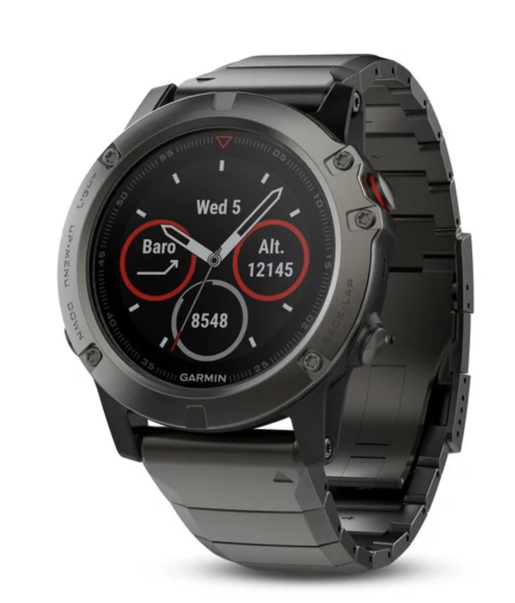 Garmin Fenix 5X Slate Gray Sapphire w/ Metal Band - Factory Refurbished