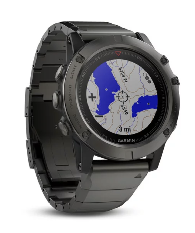 Garmin Fenix 5X Slate Gray Sapphire w/ Metal Band - Factory Refurbished