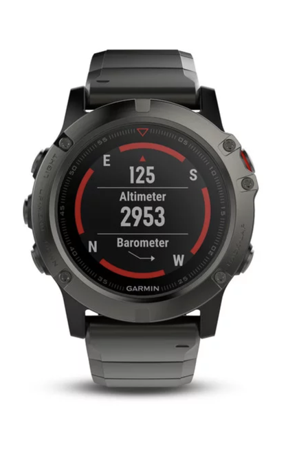 Garmin Fenix 5X Slate Gray Sapphire w/ Metal Band - Factory Refurbished