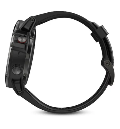 Garmin Fenix 5X Slate Gray Sapphire w/ Black Band -  Factory Refurbished