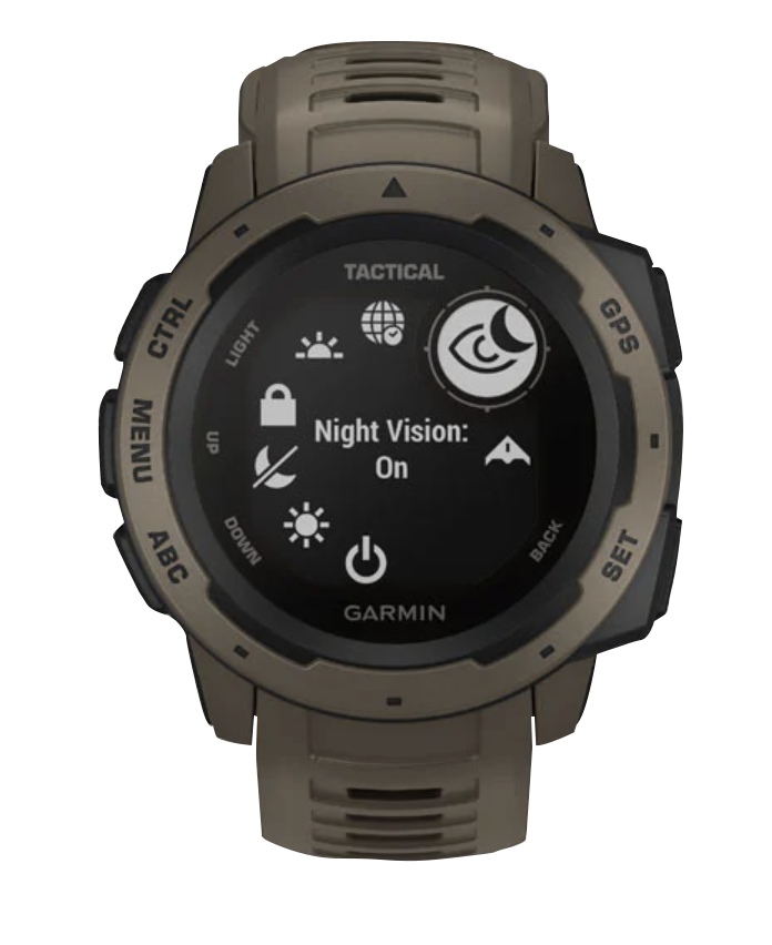 Garmin Instinct Tactical, color marrón coyote (010-02064-71)