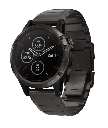 Garmin Fenix 5 Plus Sapphire Carbon Gray DLC Titanium (010-01988-02)