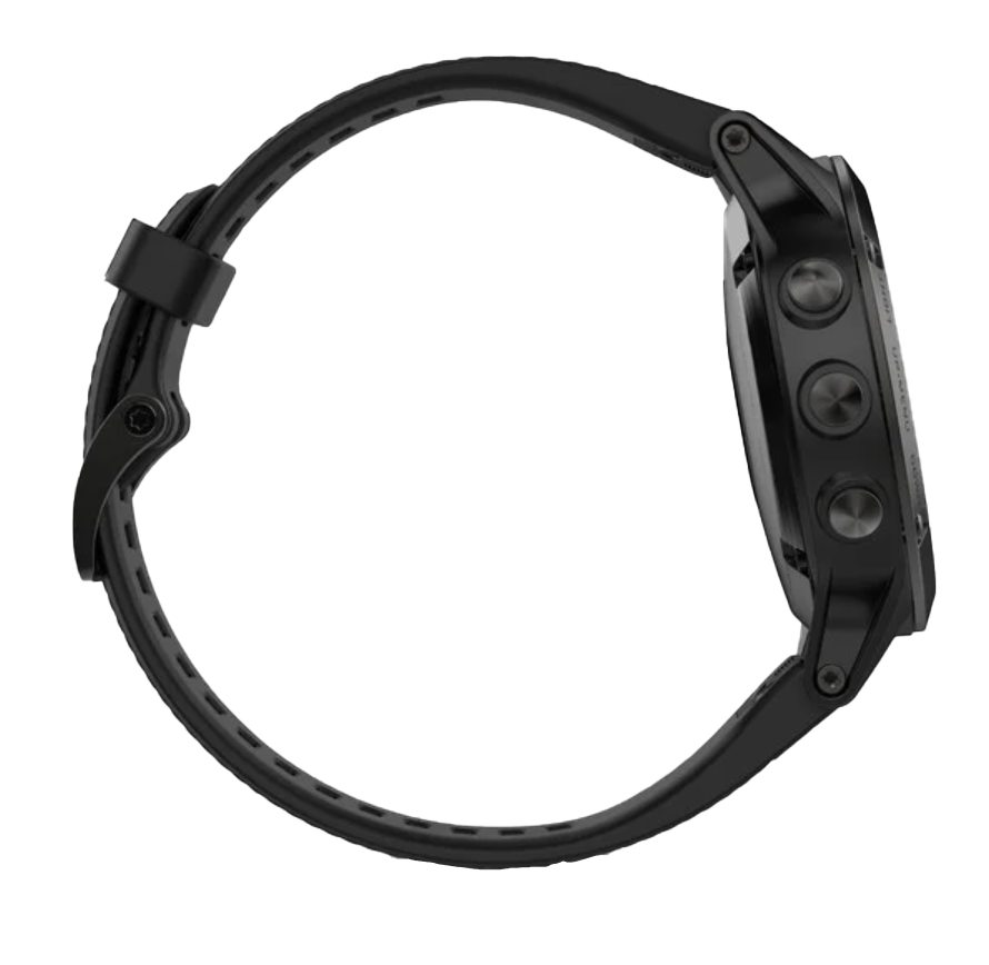 Garmin Fenix ​​5 Black Sapphire avec bracelet noir (010-01688-10)