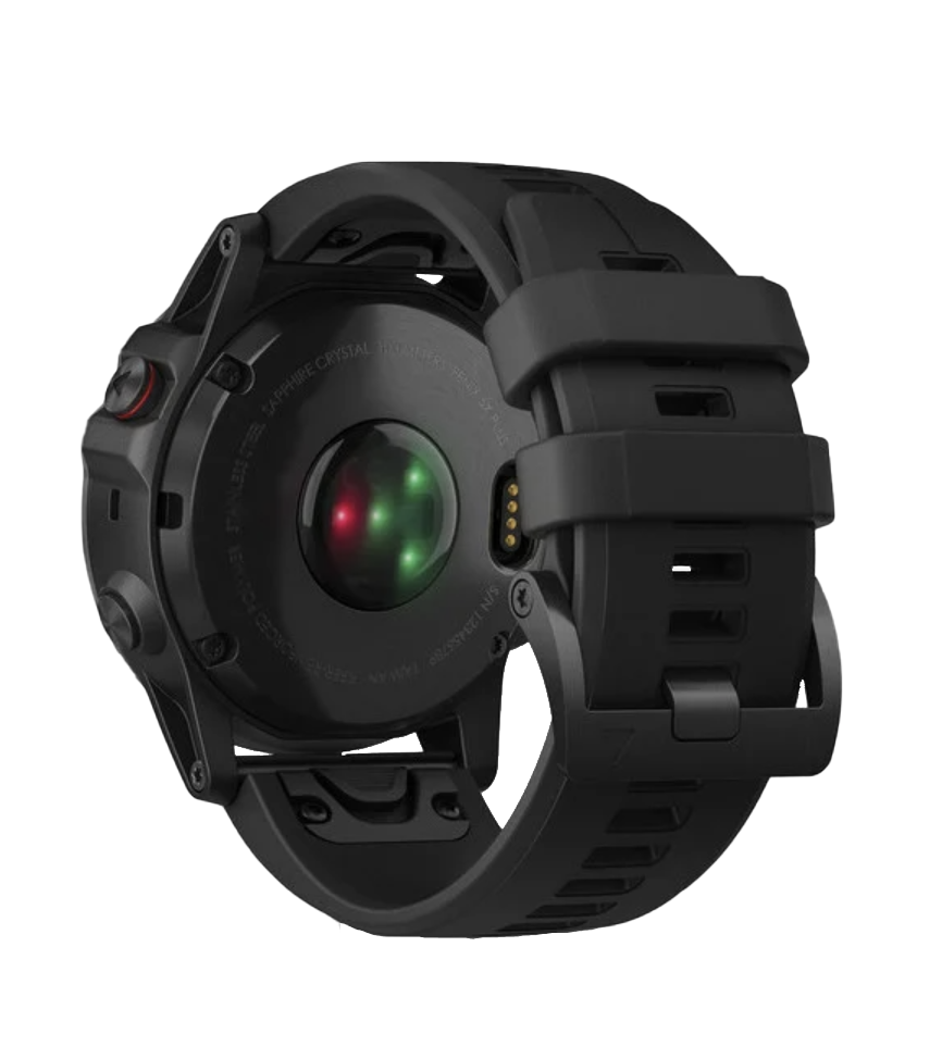 Reloj inteligente con GPS Garmin Fenix ​​5X Plus Zafiro con correa negra (reacondicionado certificado por Garmin)