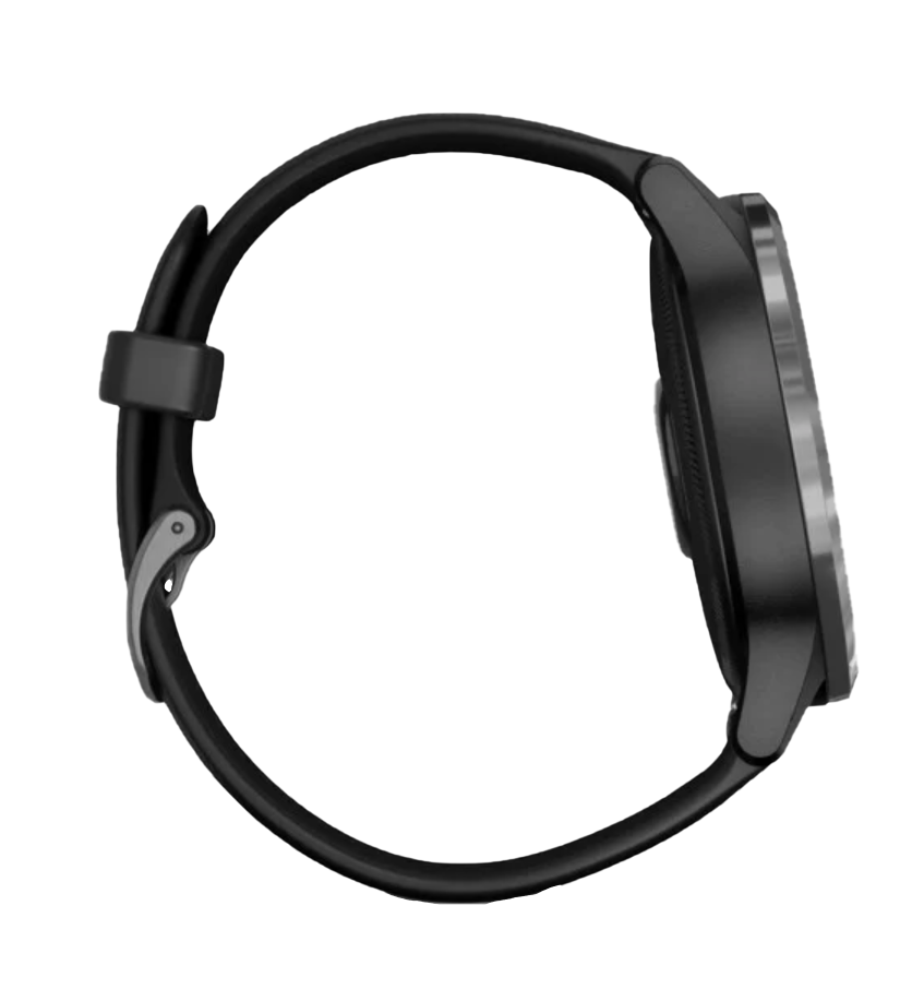 Garmin Vivoactive 4, ardoise avec bracelet noir, montre connectée GPS (reconditionnée certifiée Garmin)