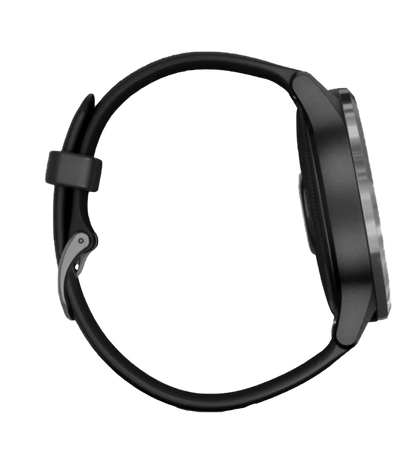 Garmin Vivoactive 4, ardoise avec bracelet noir, montre connectée GPS (reconditionnée certifiée Garmin)