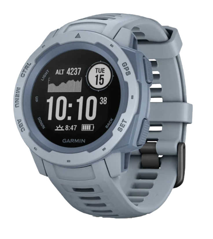 Garmin Instinct, Sea Foam, reloj inteligente resistente con GPS (reacondicionado certificado por Garmin)