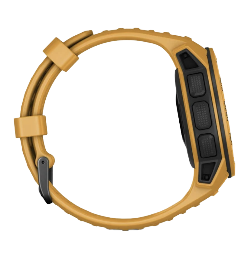 Reloj inteligente resistente con GPS Garmin Instinct, Sunburst (reacondicionado certificado por Garmin)