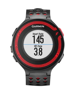 Garmin Forerunner 220, Black & Red, Fitness GPS Smartwatch for Runners (Garmin Certified Refurbished)