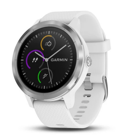 Garmin Vivoactive 3, White w/ Stainless Hardware - Factory Refurbished