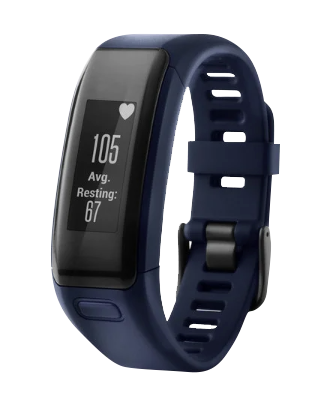 Garmin Vivosmart HR, Blue S/M Band, GPS Smartwatch (Garmin Certified Refurbished)