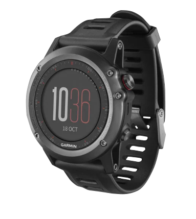 Garmin Fenix 3, Gray Bezel with Black Band, GPS Smartwatch (Garmin Certified Refurbished)