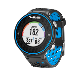 Garmin Forerunner 620, Black/Blue, Fitness GPS Smartwatch for Runners (Garmin Certified Refurbished)