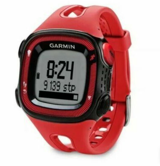 Garmin Forerunner 15 (Large) Red & Black Watch Only - Factory Refurbished