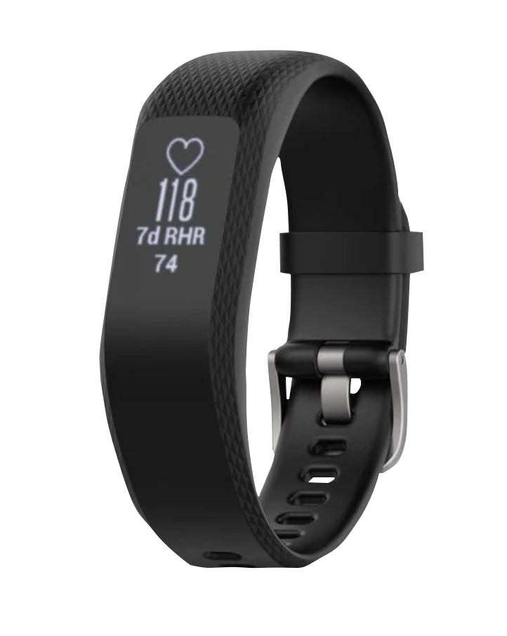 Reloj inteligente Garmin Vivosmart 3, color negro, talla S/M, con GPS (reacondicionado certificado por Garmin)