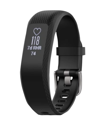 Reloj inteligente Garmin Vivosmart 3, color negro, talla S/M, con GPS (reacondicionado certificado por Garmin)