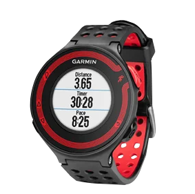 Garmin Forerunner 220, Black & Red, Fitness GPS Smartwatch for Runners (Garmin Certified Refurbished)