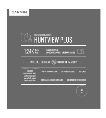 Garmin Huntview Plus Maps Hawaii microSD Card