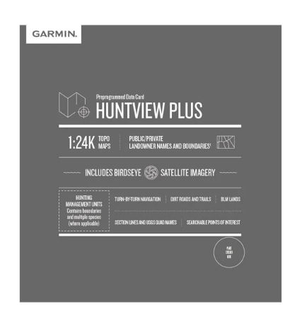 Garmin Huntview Plus Maps New York microSD Card