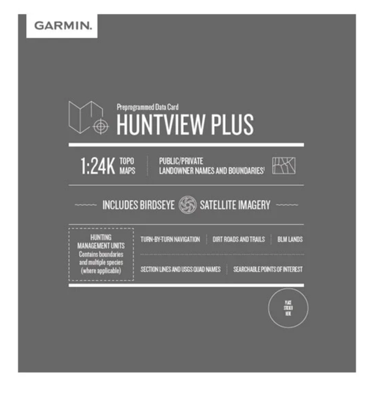 Garmin Huntview Plus Maps Alaska Southeast microSD Card