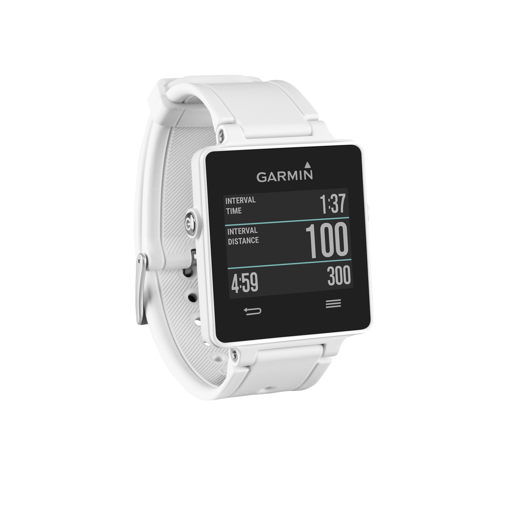 Garmin Vivoactive, Blanc, Montre connectée GPS (Garmin certifiée reconditionnée)