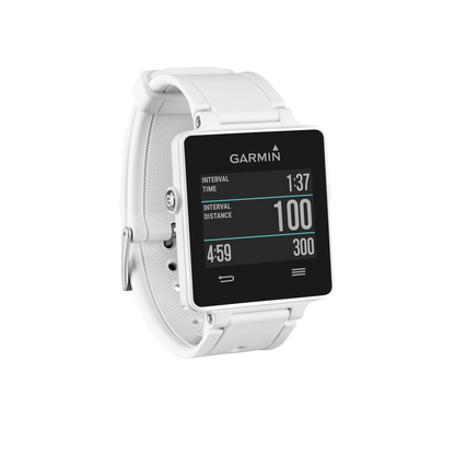 Garmin Vivoactive, Blanc, Montre connectée GPS (Garmin certifiée reconditionnée)