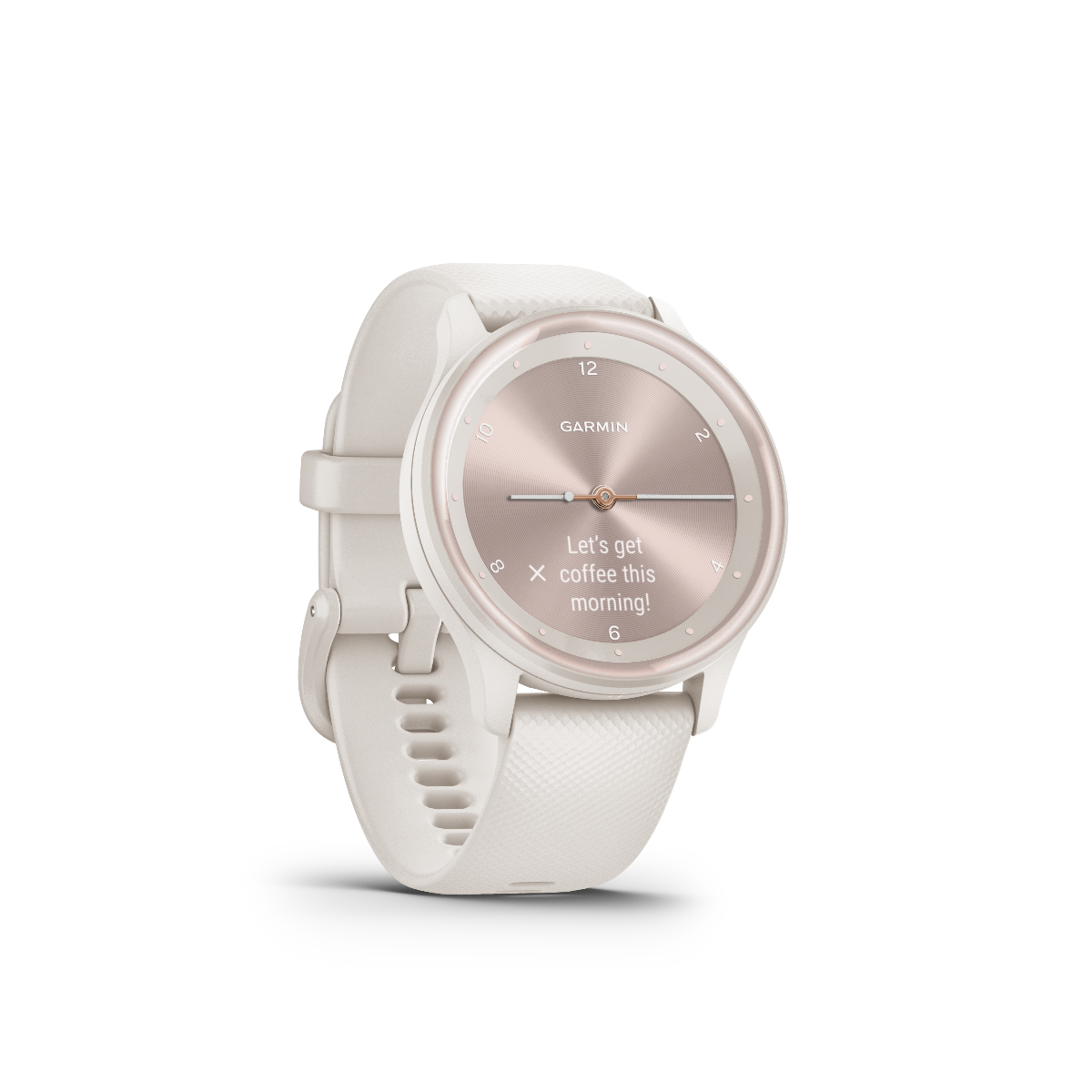 Garmin Vivomove Sport Ivory With Peach/Gold Accents (010-02566-01)