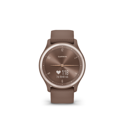 Garmin Cocoa with Peach Gold Accents