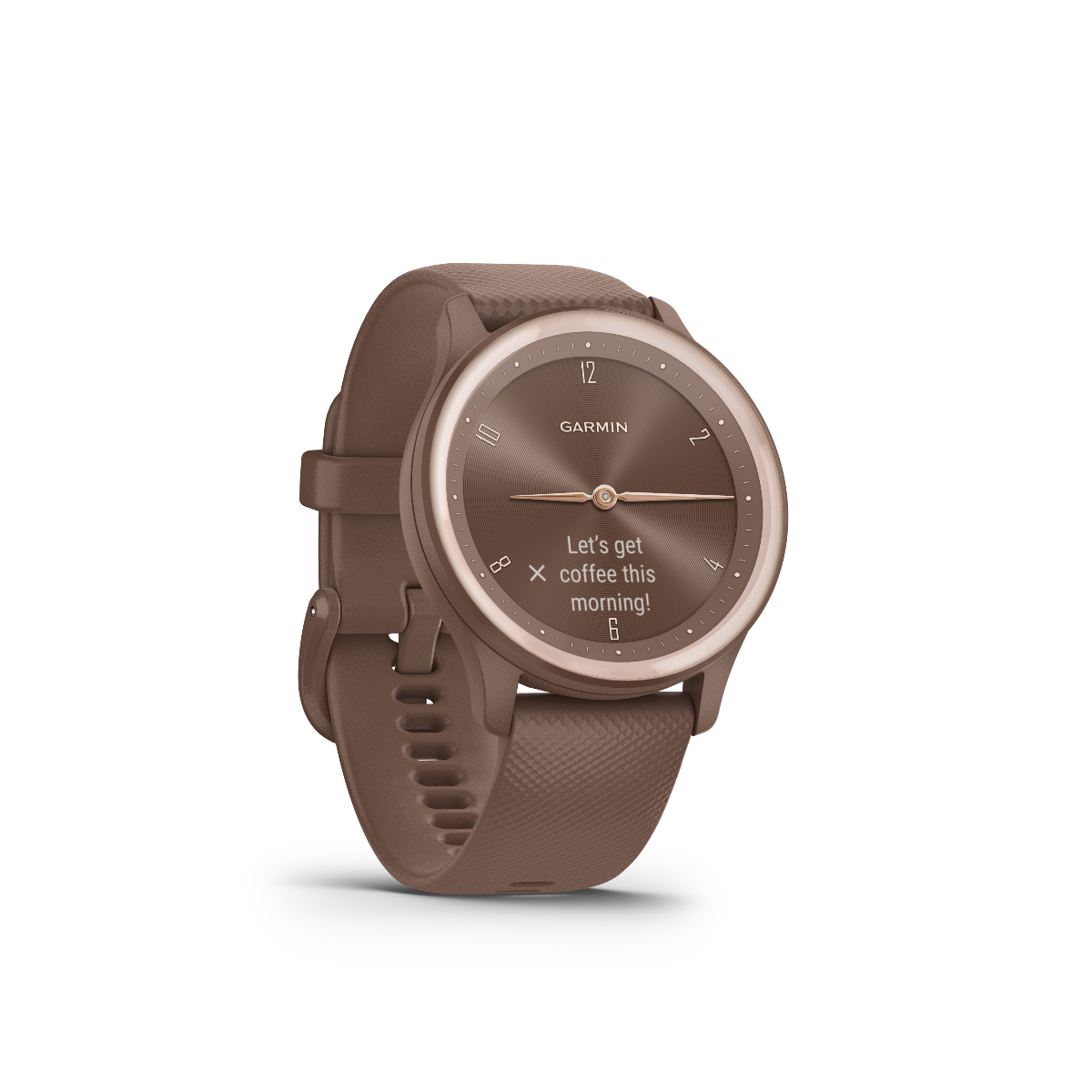 Garmin Cocoa with Peach Gold Accents