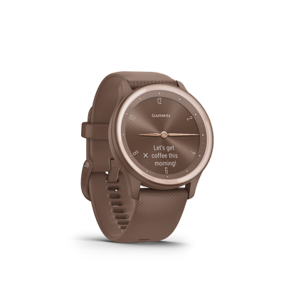 Garmin Cocoa with Peach Gold Accents