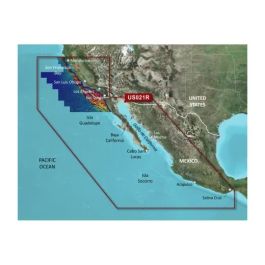 Garmin U.S., Mendocino, CA to Salina Cruz, MX Coastal Charts BlueChart g3 | HXUS021R | Download