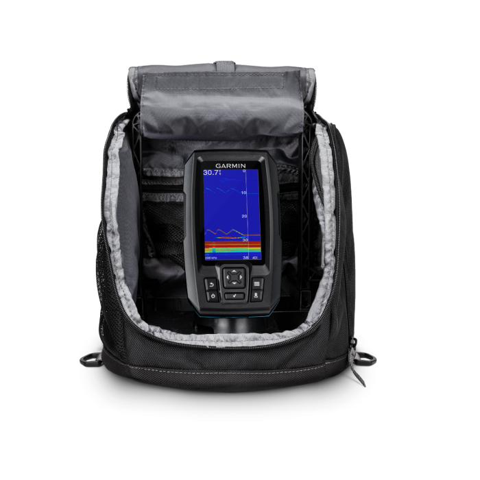 Garmin Striker Plus 4 Ice Fishing Bundle, Includes Portable Striker Plus 4  Fishfinder and Dual Beam-IF Transducer